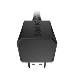 Cabo HDMI PCYES 2.1 Conector 90º Vertical 3M Nylon PH21-3VNP-F 5