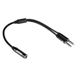 Cabo Adaptador Y P3 Fêmea para P2 Macho PCYES 15cm P3Y-15 4
