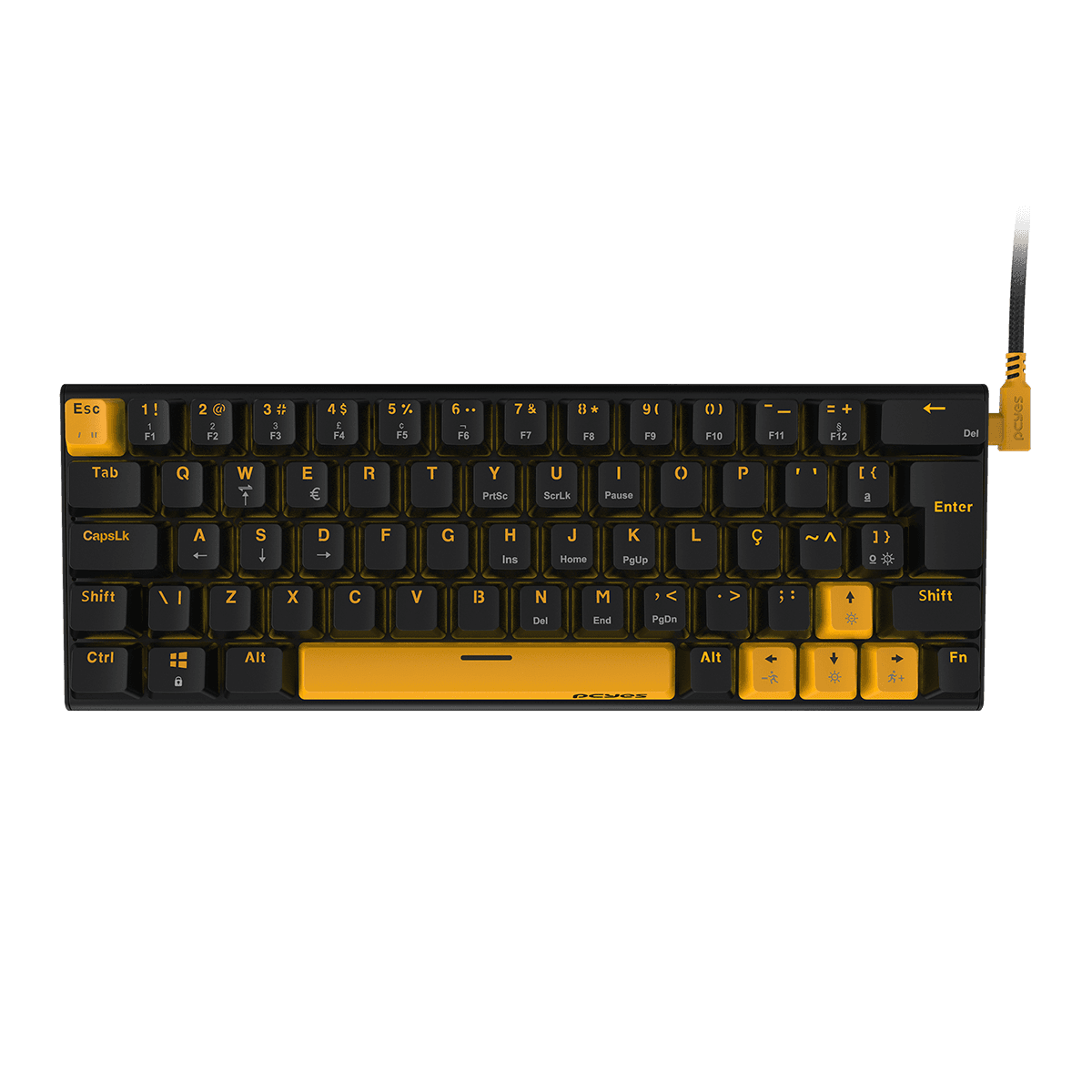 Teclado Mecânico PCYES Kuromori Voyager Edition Blue Switch KMVY60BL