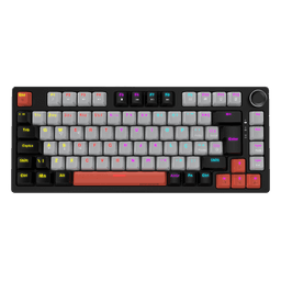 Teclado Mecânico Arkeum PCYES Black Vulcan Red Switch AKBV75RBR 1