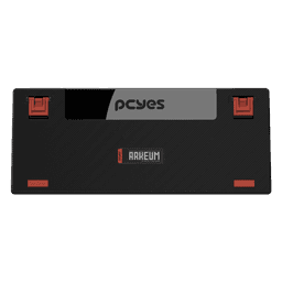 Teclado Mecânico Arkeum PCYES Black Vulcan Red Switch AKBV75RBR 5