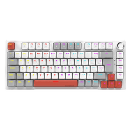 Teclado Mecânico Arkeum PCYES White Ghost Blue Switch AKWG75BBR 1