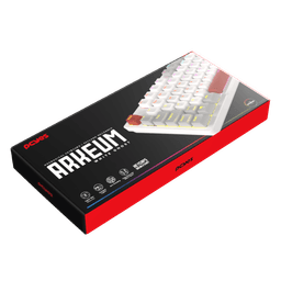Teclado Mecânico Arkeum PCYES White Ghost Blue Switch AKWG75BBR 6