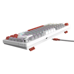 Teclado Mecânico Arkeum PCYES White Ghost Red Switch AKWG75RBR 3