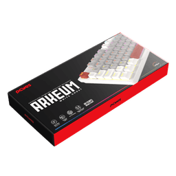 Teclado Mecânico Arkeum PCYES White Ghost Red Switch AKWG75RBR 6