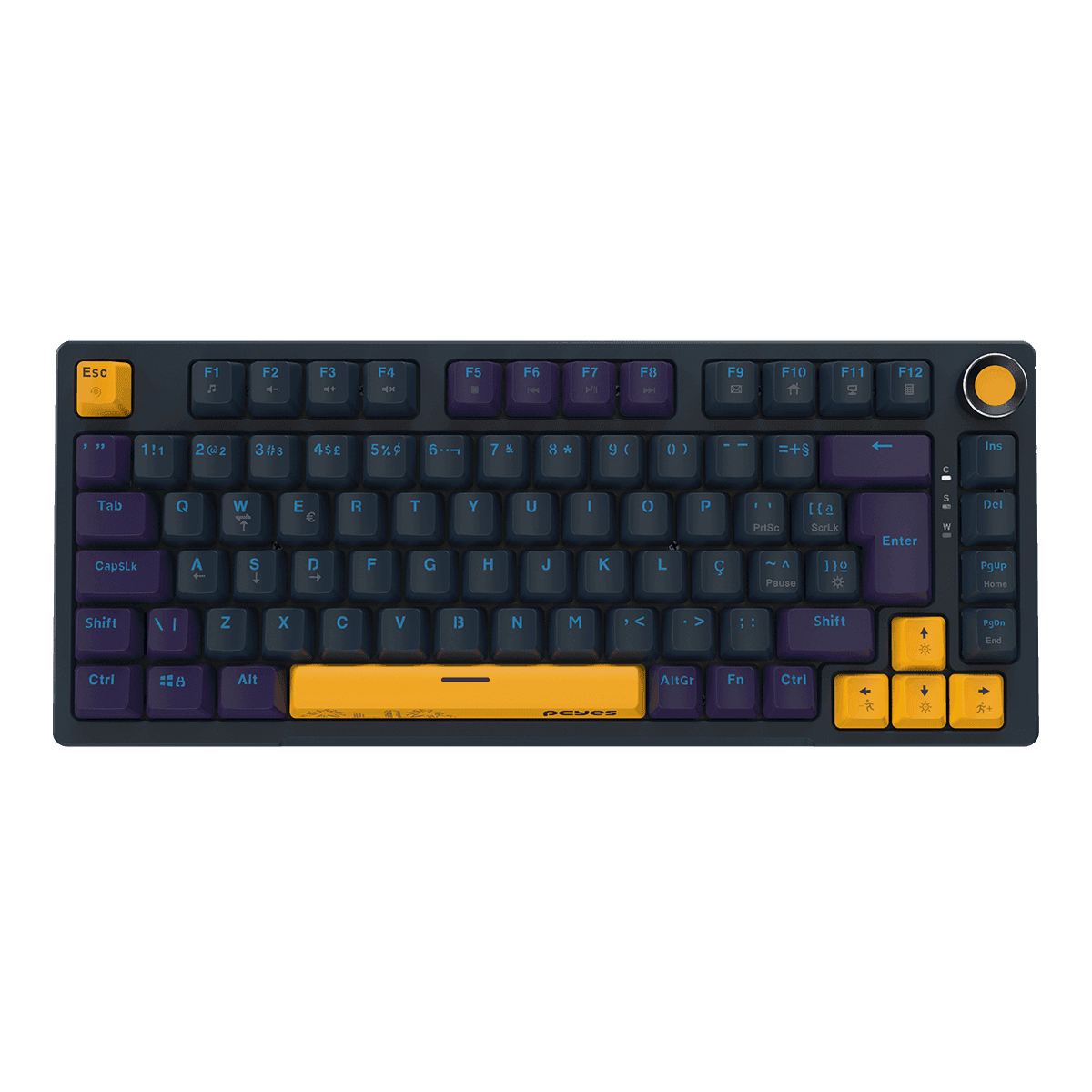 Teclado Mecânico PCYES Arkeum Sunset Edition 75% ABNT2 Outemu Blue AKSS75BBR