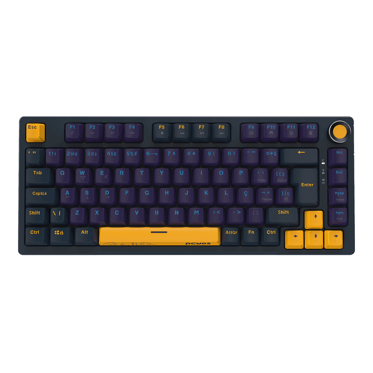 Teclado Mecânico PCYES Arkeum Sunset Edition 75% ABNT2 Outemu Red AKSS75RBR