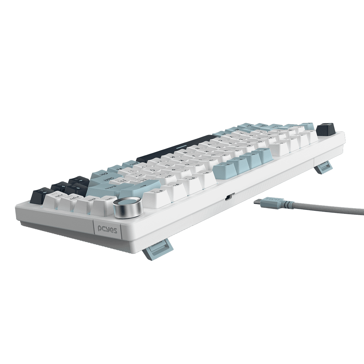 Teclado Mecânico PCYES Arkeum Summit Edition 75% ABNT2 Switch Blue AKSM75BBR detalhe