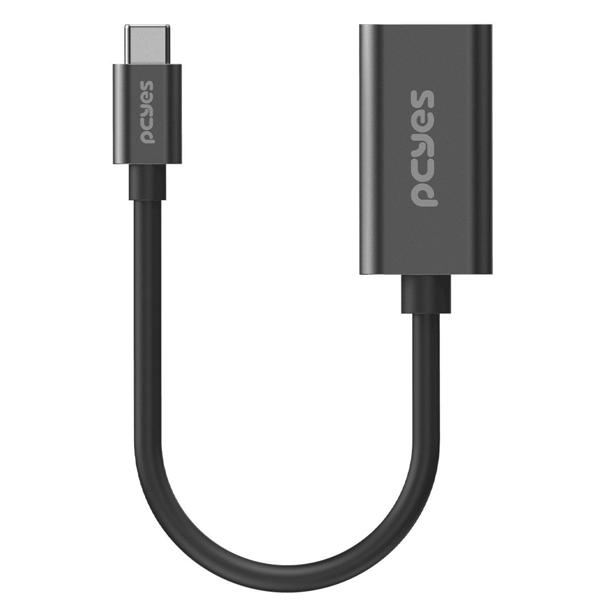 Cabo PCYES USB-C para HDMI 2.1 8K 60Hz 4K 144Hz 15cm PUCF-15-2.1 detalhe