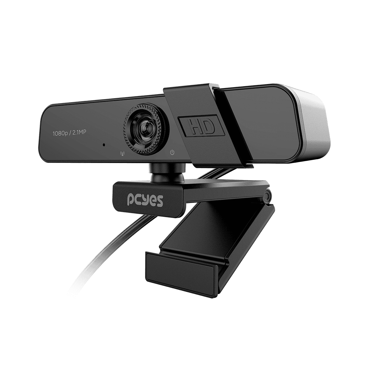 Webcam PCYES Raza FHD-04 Full HD 1080p 30FPS Microfone Wide 105° RZFHD04 detalhe