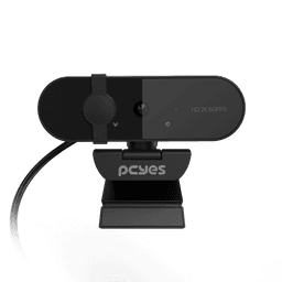 Webcam PCYES Raza 2K-01 2K 1440p 60FPS Autofoco LED Microfone RZ2K01 1