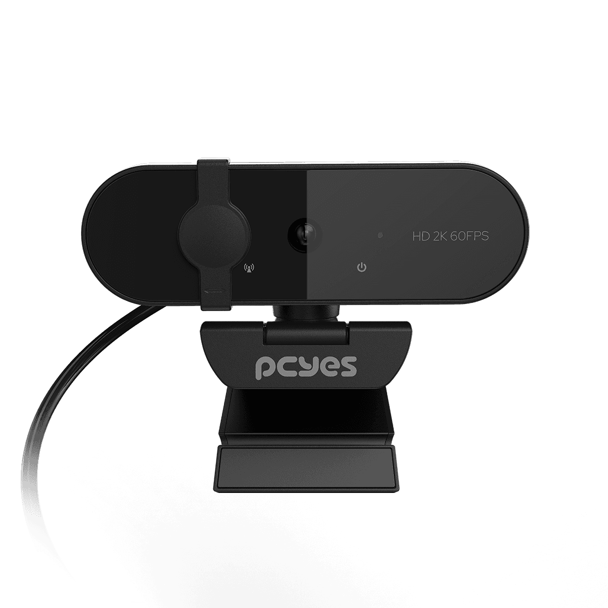 Webcam PCYES Raza 2K-01 2K 1440p 60FPS Autofoco LED Microfone RZ2K01