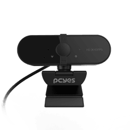 Webcam PCYES Raza 2K-01 2K 1440p 60FPS Autofoco LED Microfone RZ2K01 2