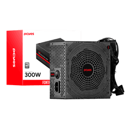 Fonte PCYES ATX Electra 300W PFC Ativo ELEC300W 1
