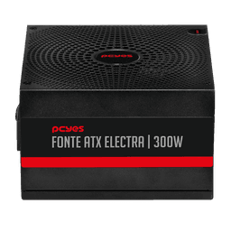Fonte PCYES ATX Electra 300W PFC Ativo ELEC300W 3