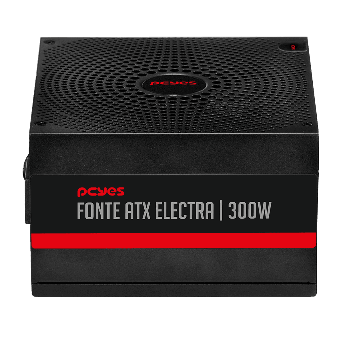 Fonte PCYES ATX Electra 300W PFC Ativo ELEC300W detalhe