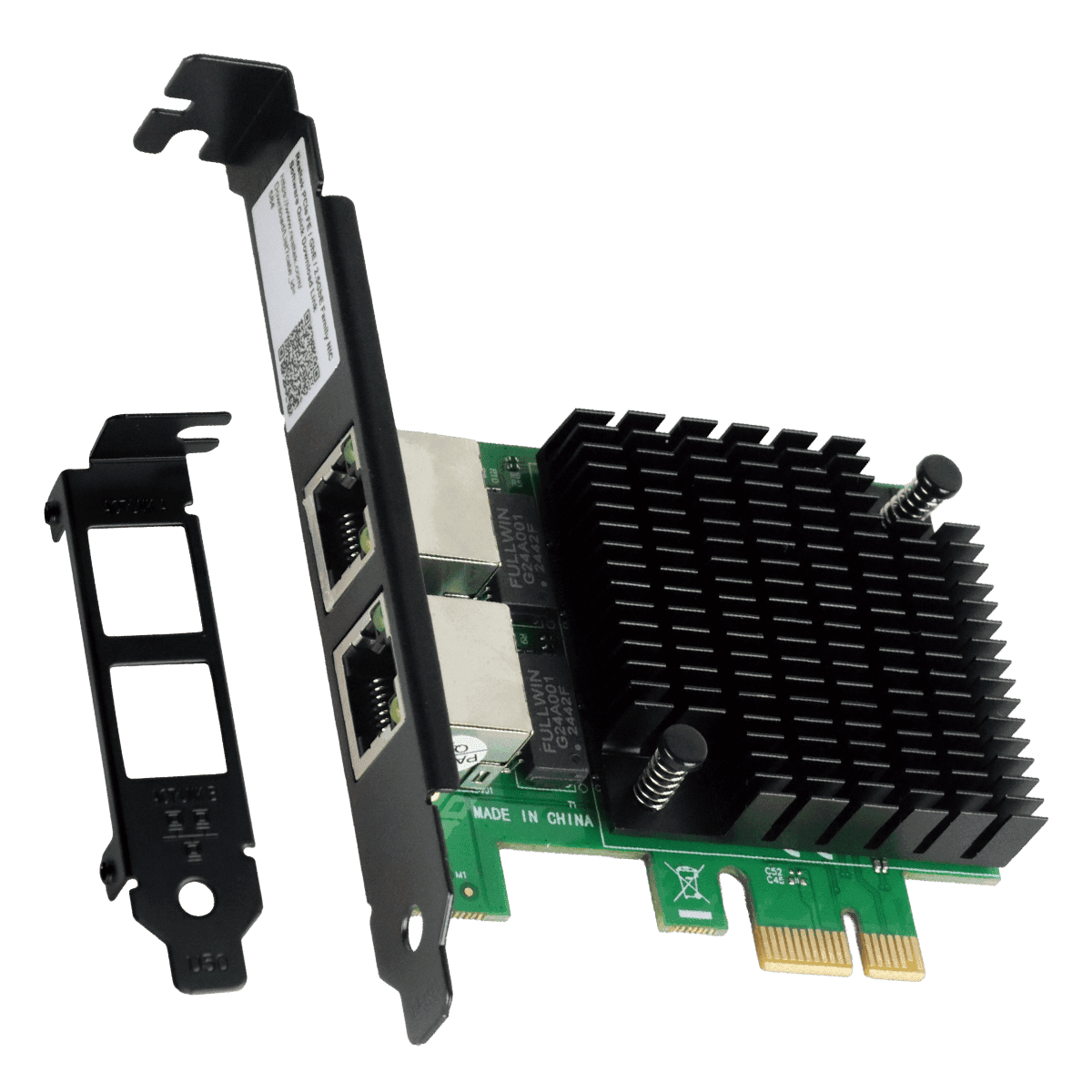 Placa de Rede Gigabit Dual Port RJ45 PCI-E x1 LC1000-2P