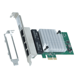 Placa de Rede Gigabit Quad Port RJ45 PCI-E LC1000-4P 1