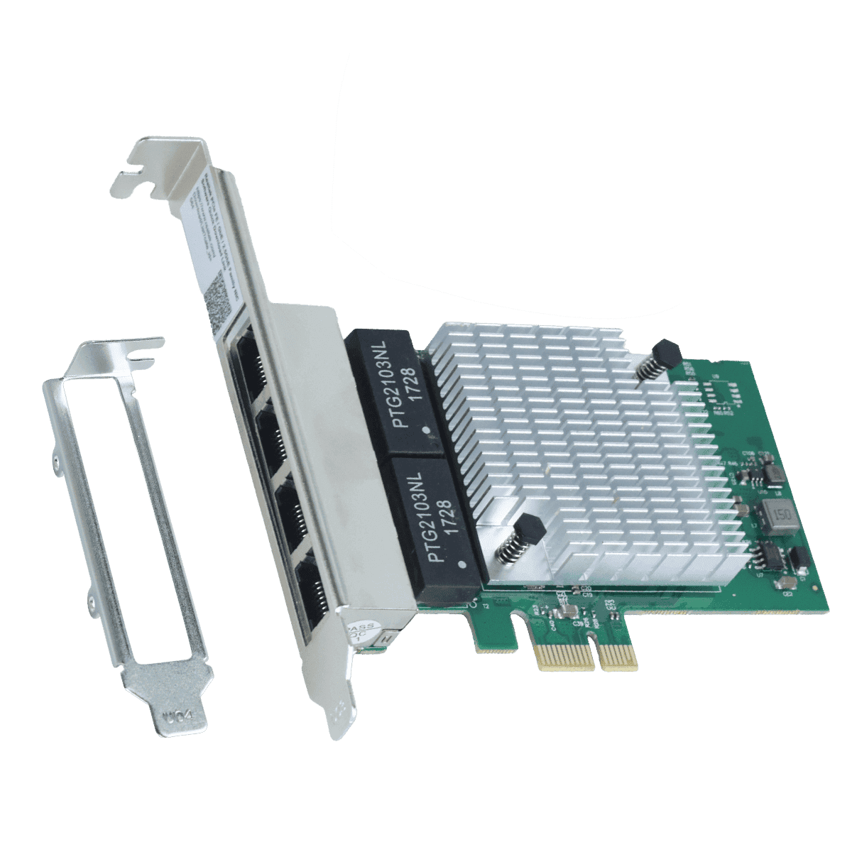 Placa de Rede Gigabit Quad Port RJ45 PCI-E LC1000-4P