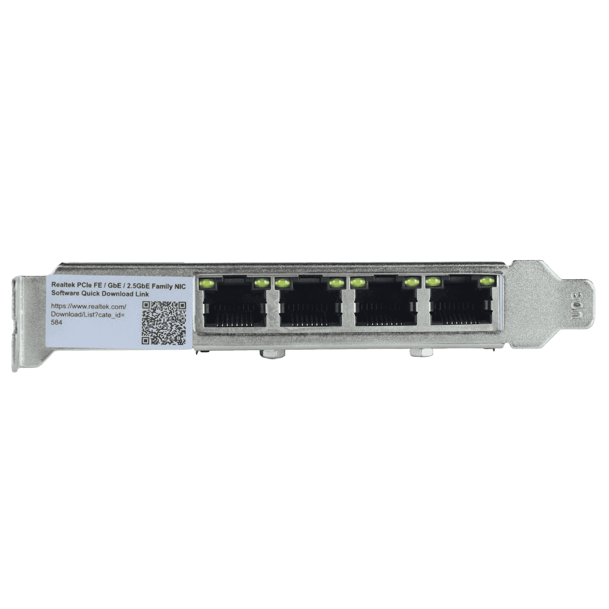 Placa de Rede Gigabit Quad Port RJ45 PCI-E LC1000-4P detalhe