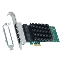 Placa de Rede Gigabit Quad Port Intel CHIPSET PCI-E X1 LC1000-IT4P 1