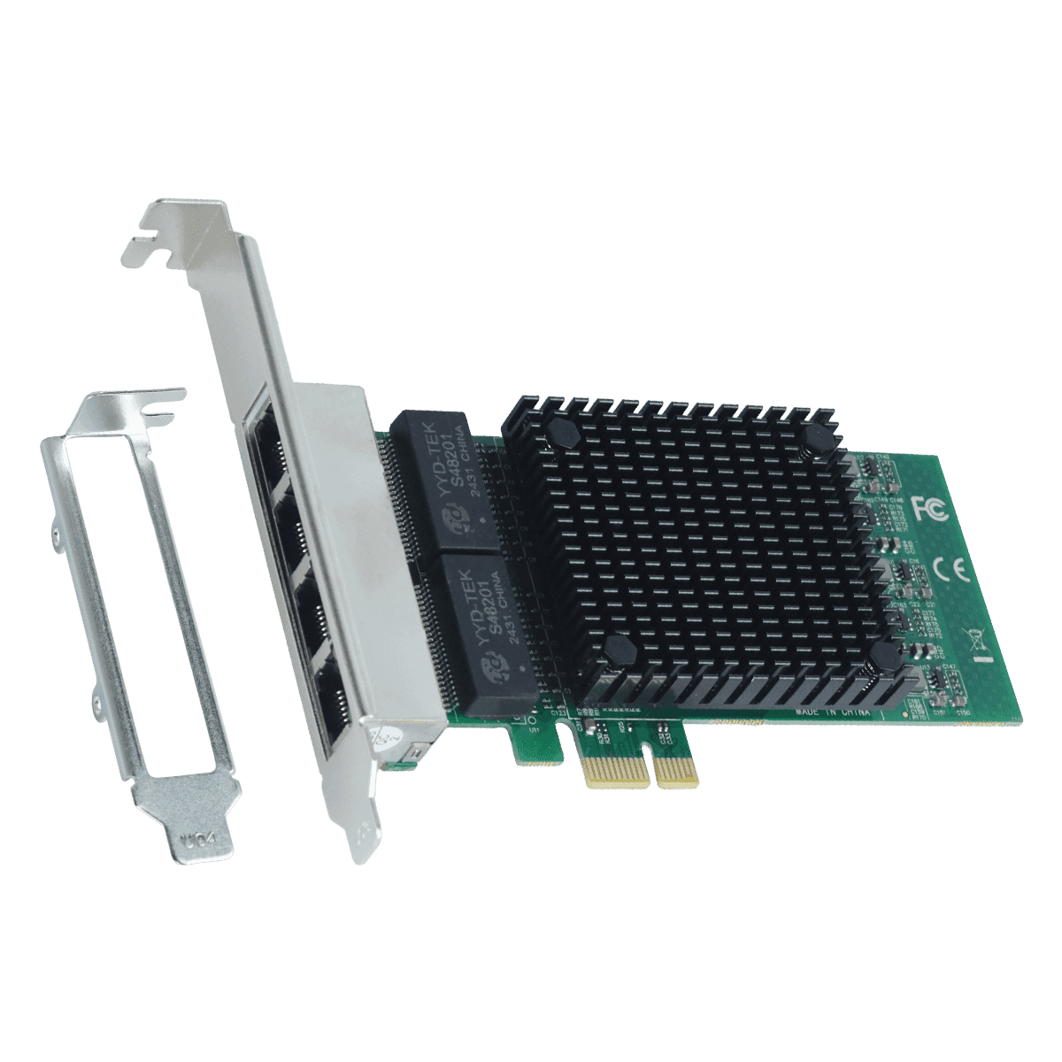 Placa de Rede Gigabit Quad Port Intel CHIPSET PCI-E X1 LC1000-IT4P