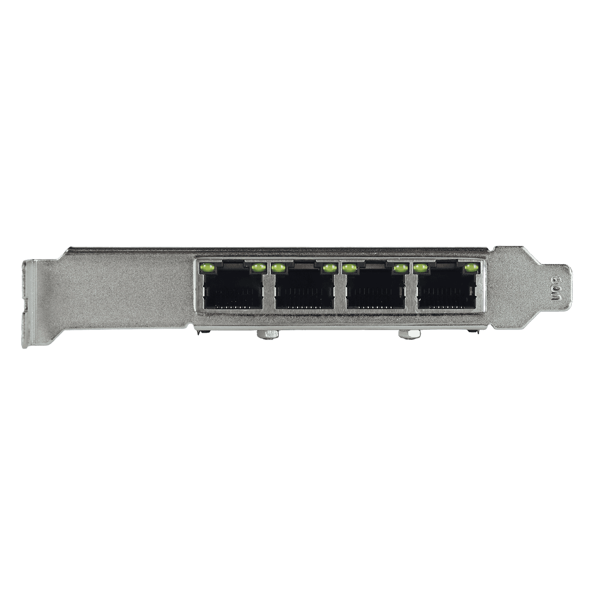 Placa de Rede Gigabit Quad Port Intel CHIPSET PCI-E X1 LC1000-IT4P detalhe