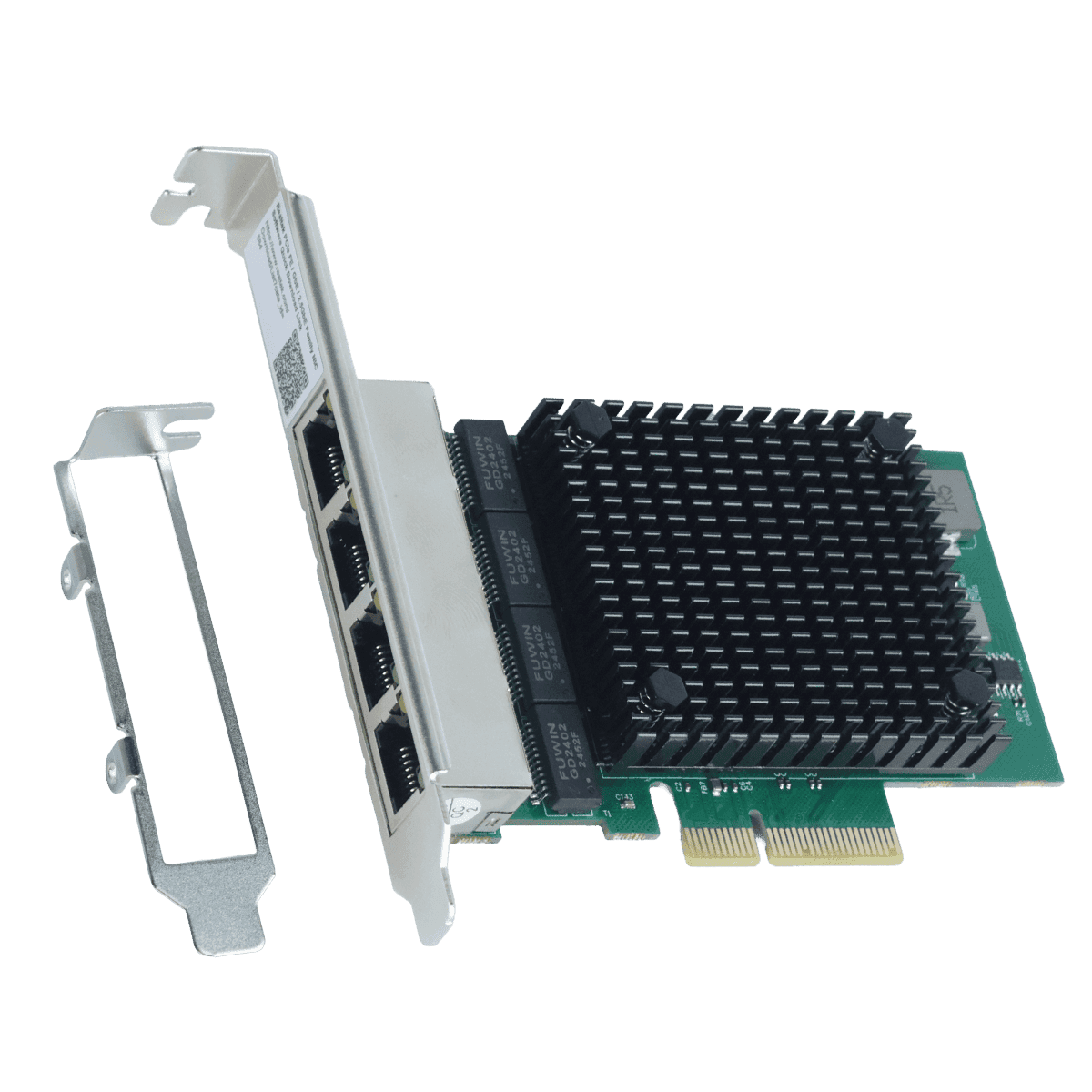 Placa de Rede 2.5G Quad Port RJ45 PCI-E X4 LC2500-IT4P
