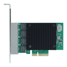 Placa de Rede 2.5G Quad Port RJ45 PCI-E X4 LC2500-IT4P 2