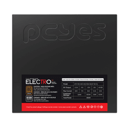 Fonte PCYES Gamer Electro V2 650W 80Plus Bronze PFC Ativo ELECV2PTO650W 4