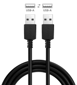 Cabo PCYES USB 2.0 A para A 2 Metros Cobre Puro 480Mbps PUAM2-2 2