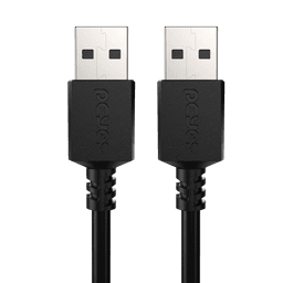 Cabo PCYES USB 2.0 A para A 2 Metros Cobre Puro 480Mbps PUAM2-2 3
