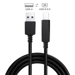 Cabo PCYES USB 2.0 A para B 2 Metros para Impressora PUABM2-2 2