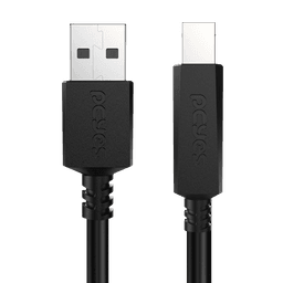 Cabo PCYES USB 2.0 A para B 3 Metros para Impressora PUABM2-3 3