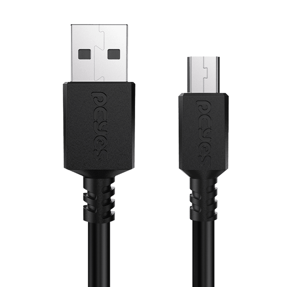 Cabo USB A 2.0 para Mini USB B 2.0 PCYES 2M 3A PUANM2-2 detalhe