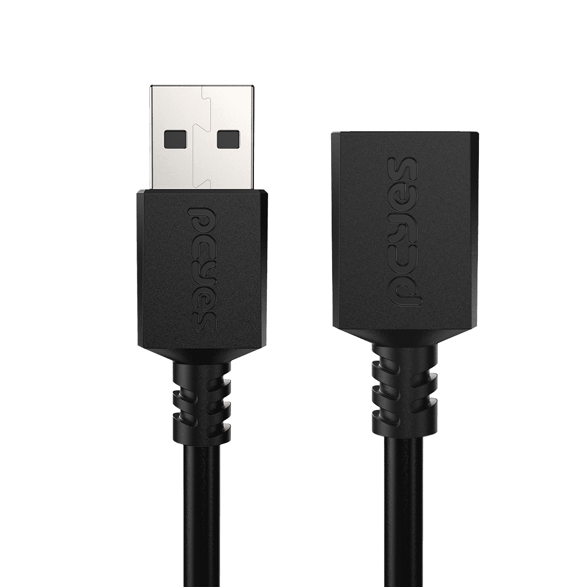 Cabo PCYES Extensor USB A 2.0 Macho para Fêmea 1m PUAMF2-1 detalhe