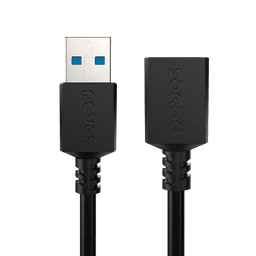 Cabo PCYES Extensor USB 3.0 A Macho para A Fêmea 1 Metro 5Gbps PUAMF3-1 3