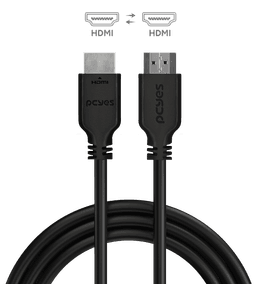 Cabo HDMI PCYES 2.0 4K 60Hz 10 Metros Cobre Puro 18Gbps PHM20-10 2