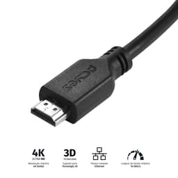 Cabo HDMI PCYES 2.0 4K 60Hz 15 Metros Cobre Puro 18Gbps PHM20-15 4