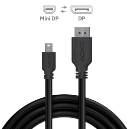 Cabo PCYES DisplayPort 1.2 para DVI-D 2 Metros 4K 10bits Preto PDVI-2 2