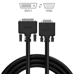 Cabo PCYES DVI-I 24+5 para VGA 15 Pinos 2M PDVM15-2 2