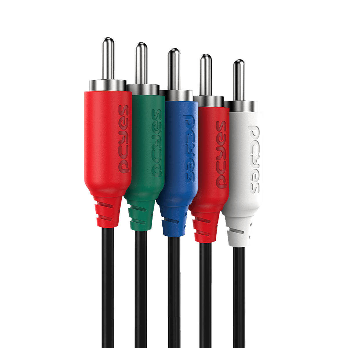 Cabo 5 RCA PCYES 2M Áudio e Vídeo Componente P5R-2 detalhe