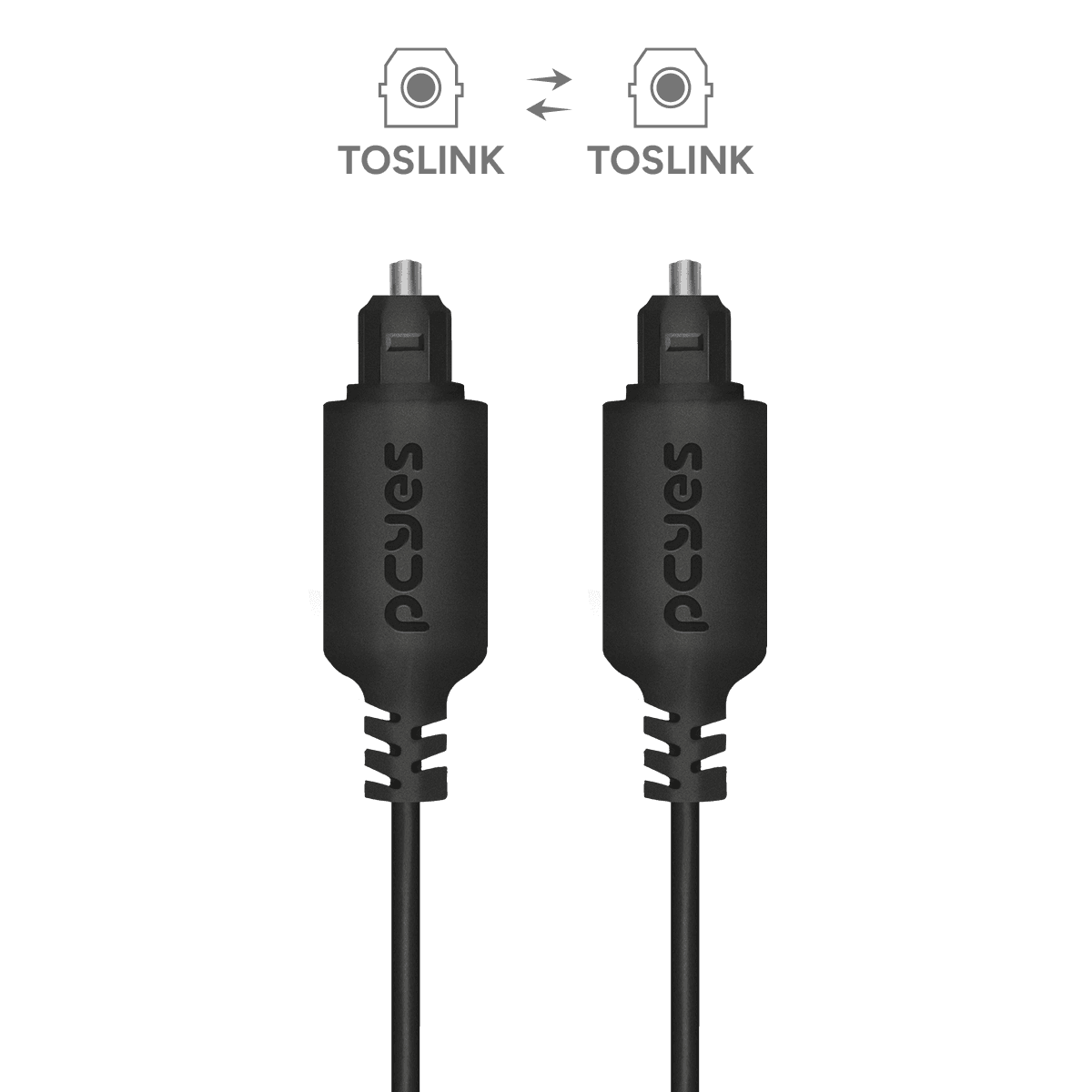 Cabo Óptico Digital PCYES 1M Áudio 7.1 Dolby DTS POD-1 em destaque