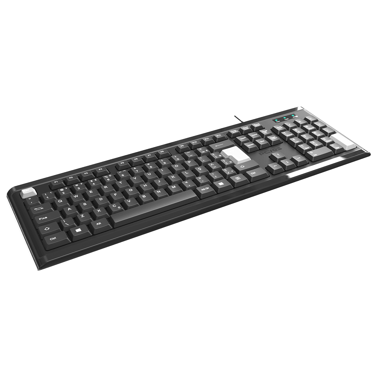 Combo Teclado e Mouse USB PCYES Classic ABNT2 1200 DPI CMBPTOCL2AB em destaque