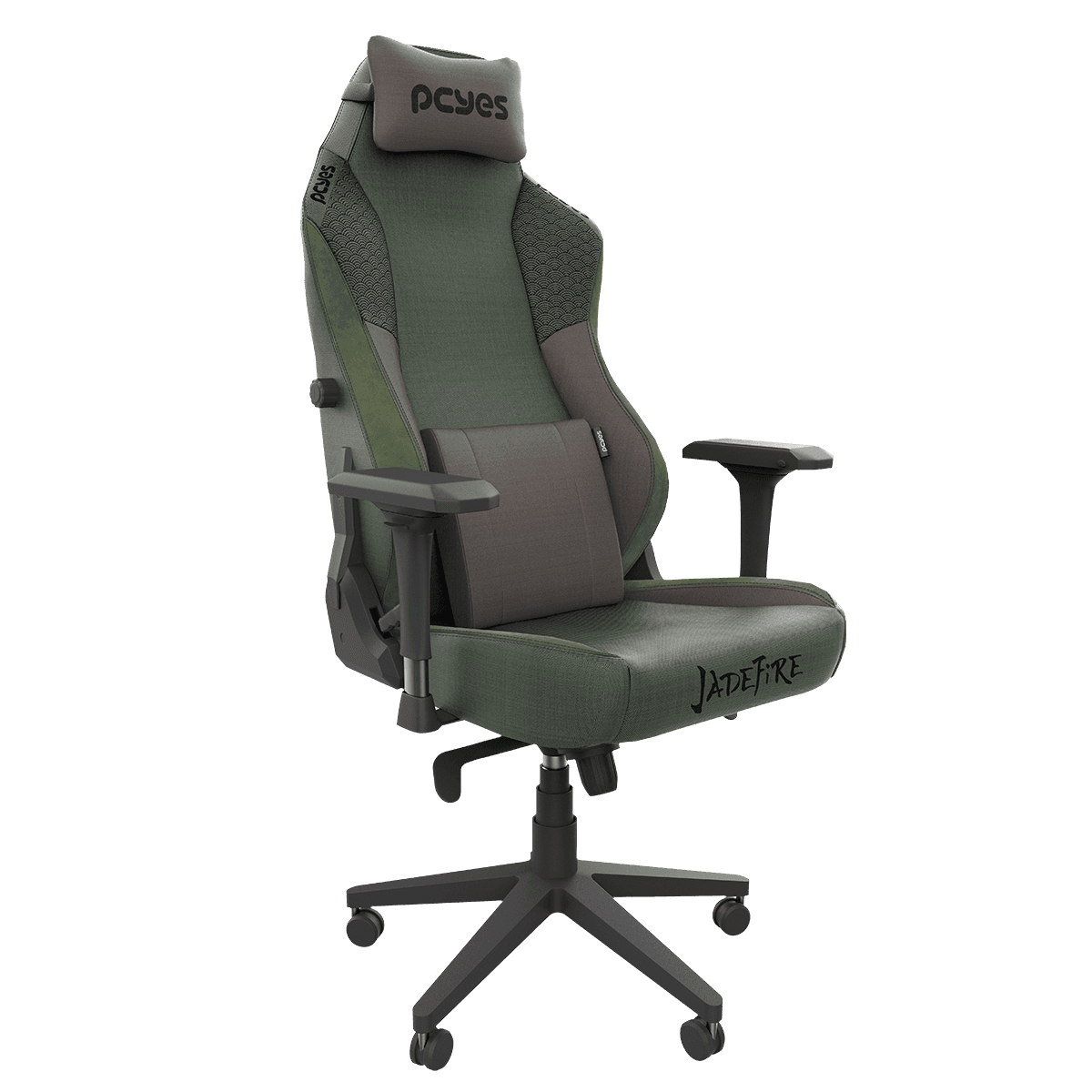 Cadeira Gamer PCYES Ergonômica Ultimate Jade Fire PCGU-JF
