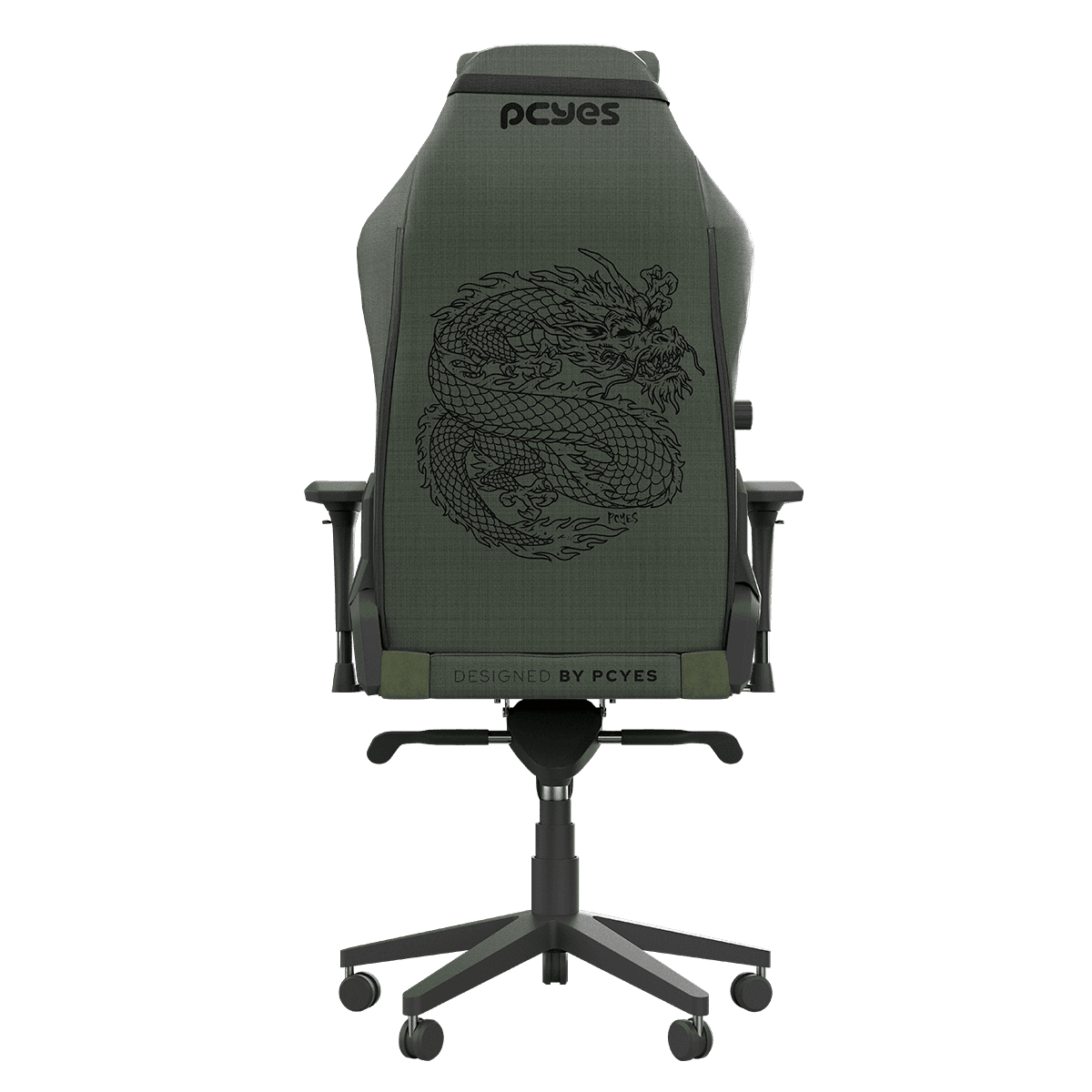 Cadeira Gamer PCYES Ergonômica Ultimate Jade Fire PCGU-JF detalhe