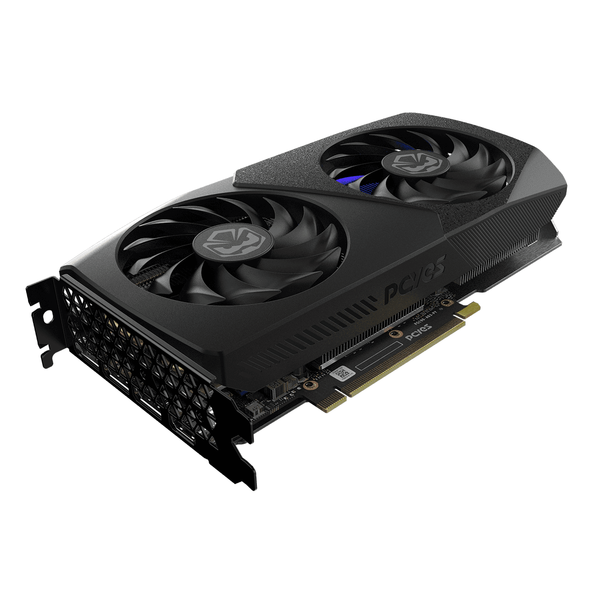 Placa de Vídeo RTX 3060 12GB GDDR6 PCYES 192-bit Dual Fan Projeto Edge Black PVRTX3060BL2F detalhe
