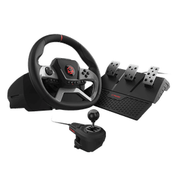 Volante Gamer PCYES W270 Force Feedback 3.2Nm 1080° PC Xbox PS4 1