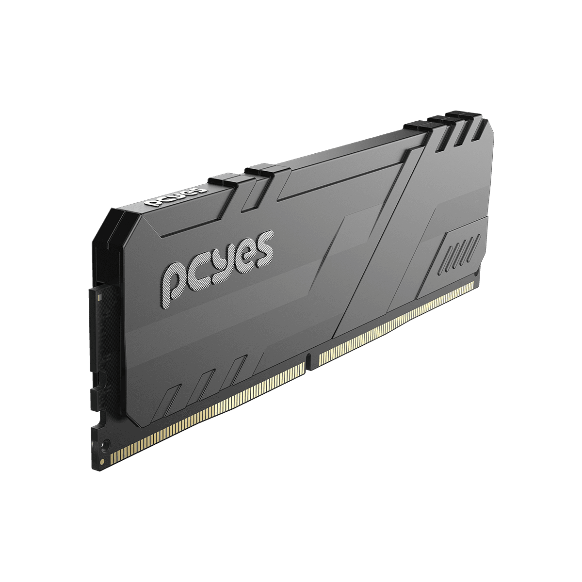 Memória PCYES Gamer 16GB DDR5 5600MHz Preta UDIMM PM165600D5B detalhe