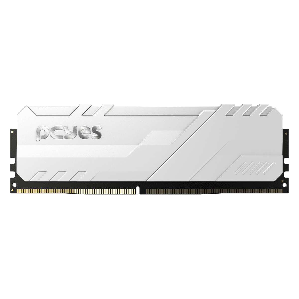 Memória gamer UDIMM 16GB DDR5 5600MHz – branca (PM165600D5W) em destaque